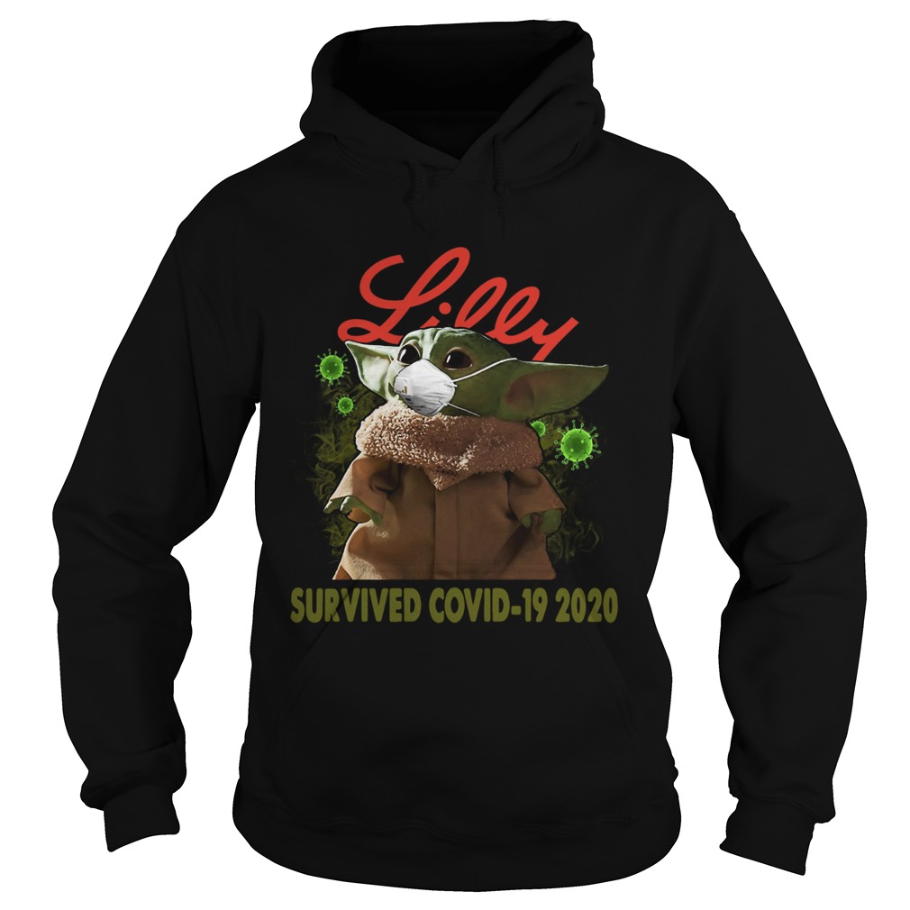 Baby Yoda Lilly Survived Covid 19 2020 Hoodie