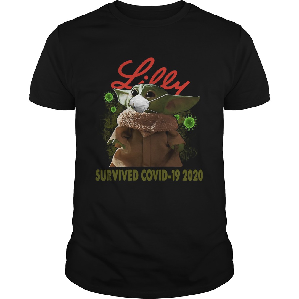 Baby Yoda Lilly Survived Covid 19 2020 shirt