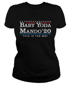 Baby Yoda Mando 20 This Is The Way  Classic Ladies