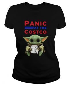 Baby Yoda Panic At The Costco  Classic Ladies