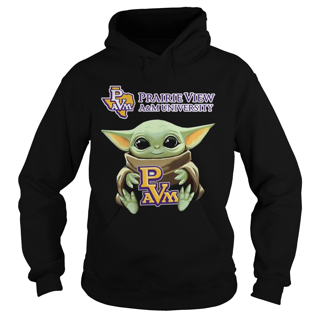 Baby Yoda Prairie View AM University Hoodie