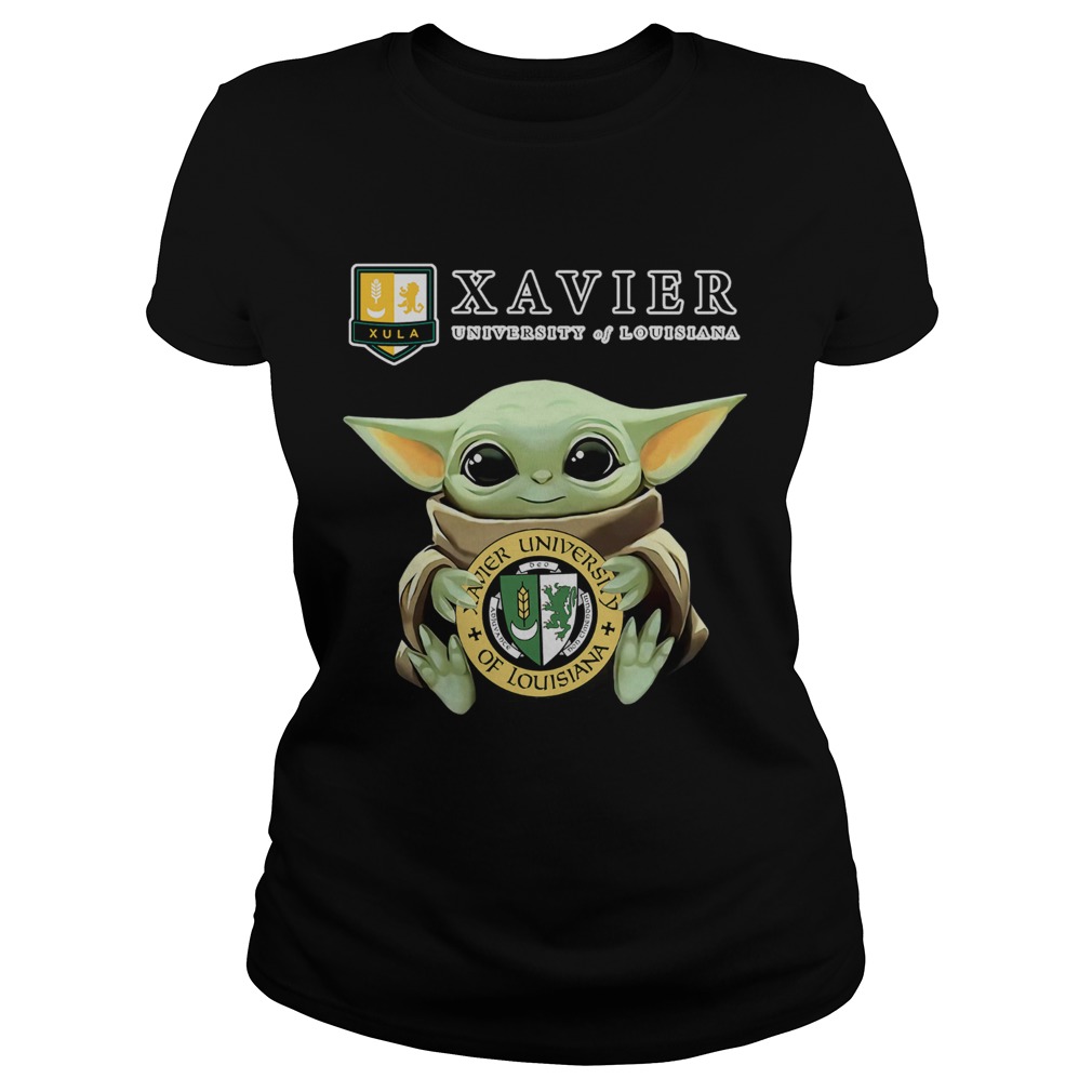 Baby Yoda Xavier University Of Louisiana Classic Ladies