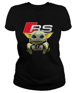 Baby Yoda hug Audi RS  Classic Ladies