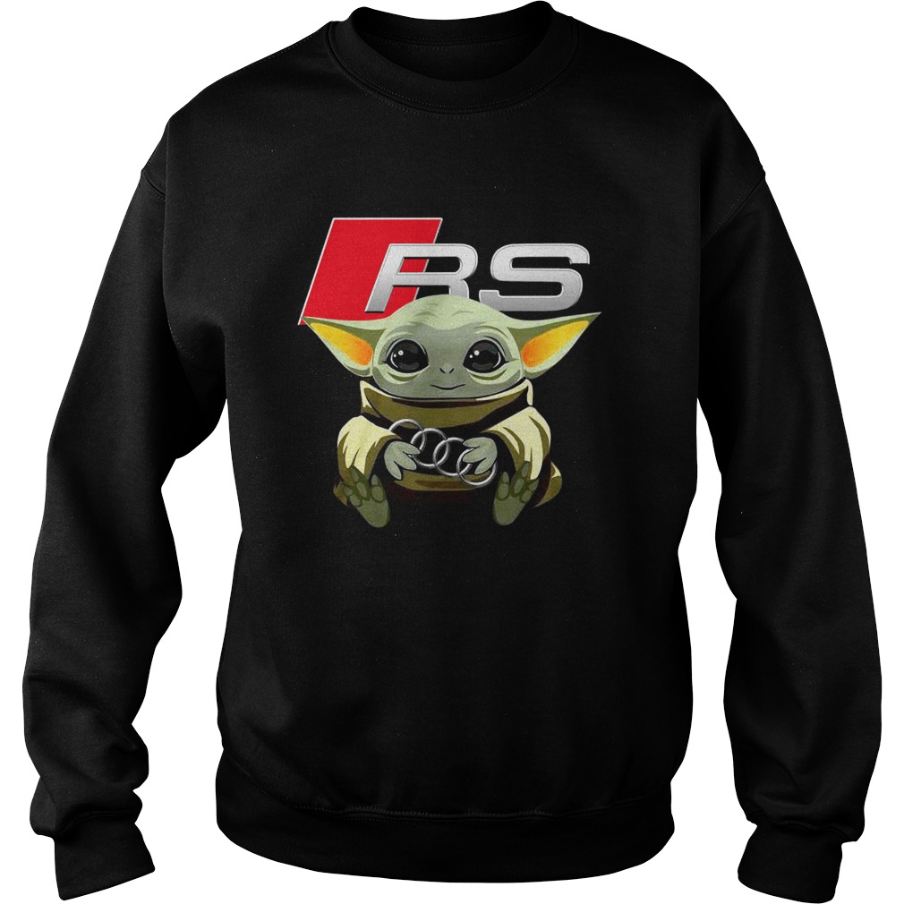 Baby Yoda hug Audi RS Sweatshirt