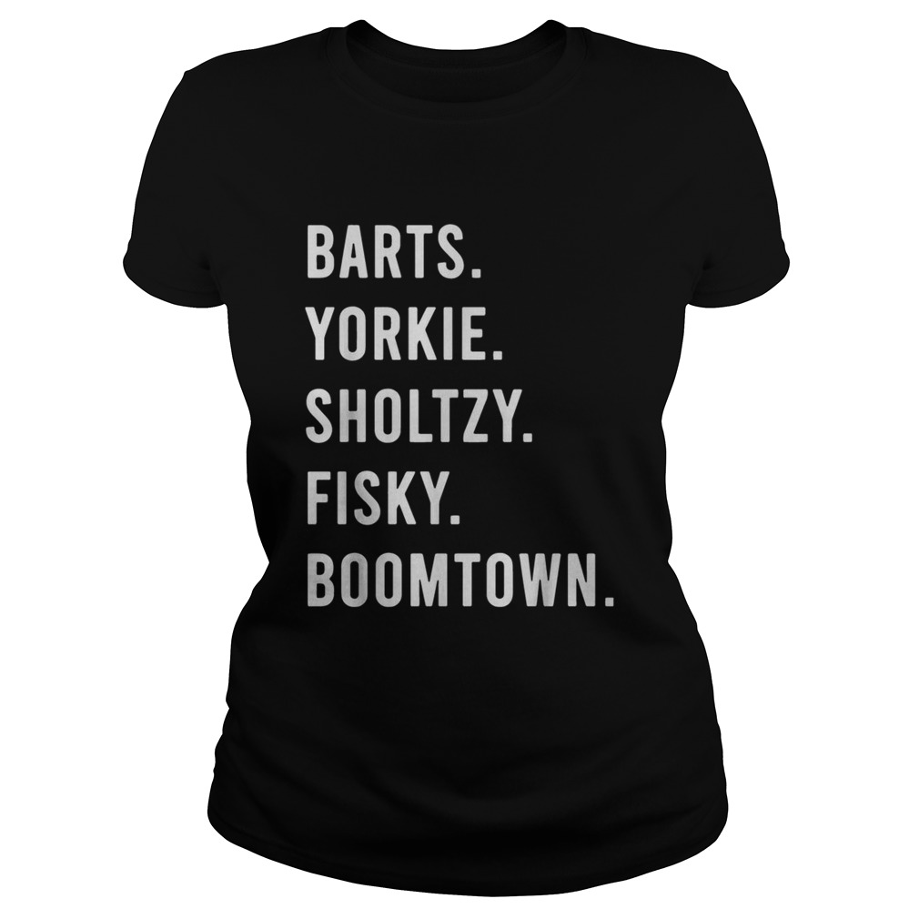 Barts yorkie sholtzy fisky boomtown Classic Ladies