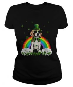 Beagle St Patricks Day Leprechaun Dog Lover  Classic Ladies