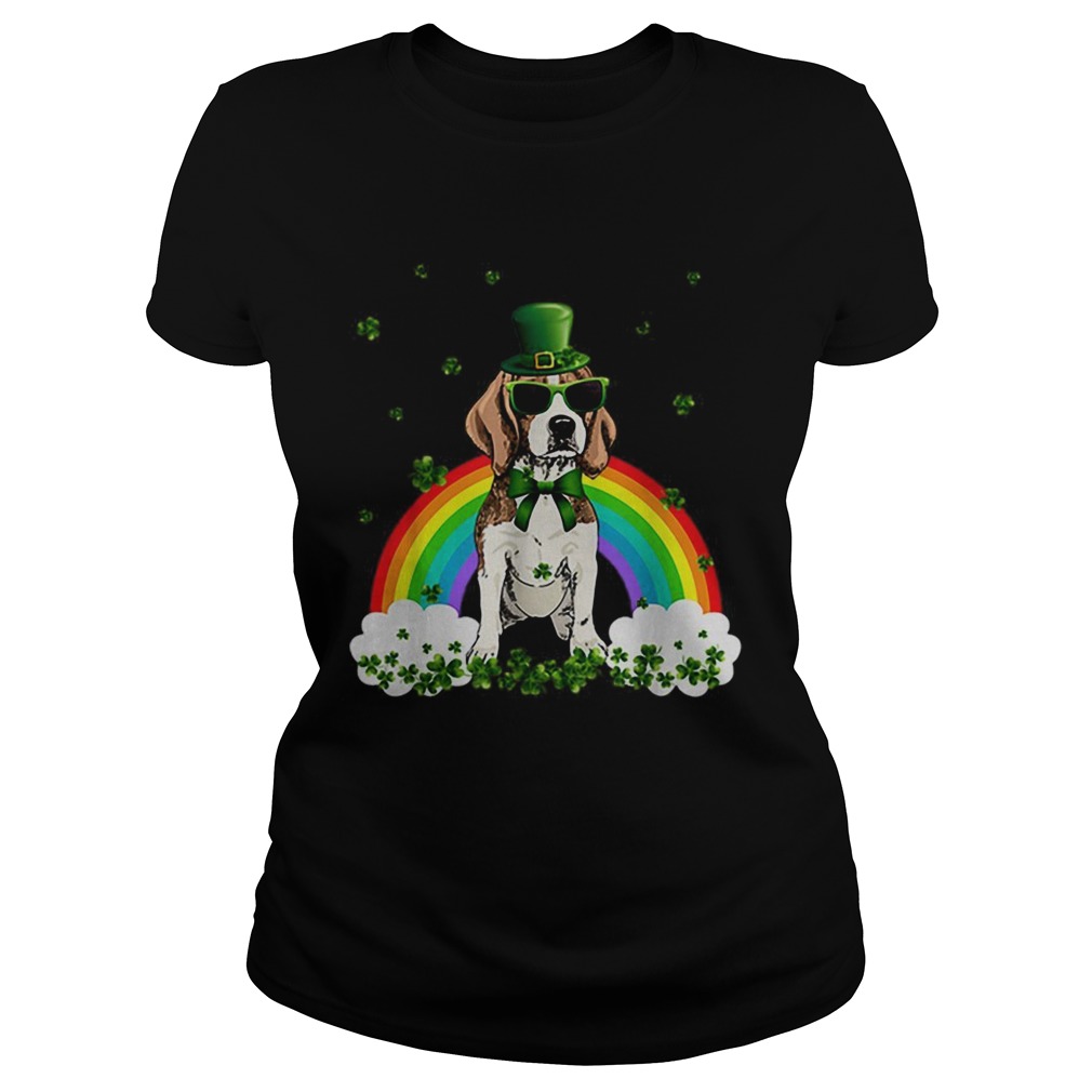 Beagle St Patricks Day Leprechaun Dog Lover Classic Ladies