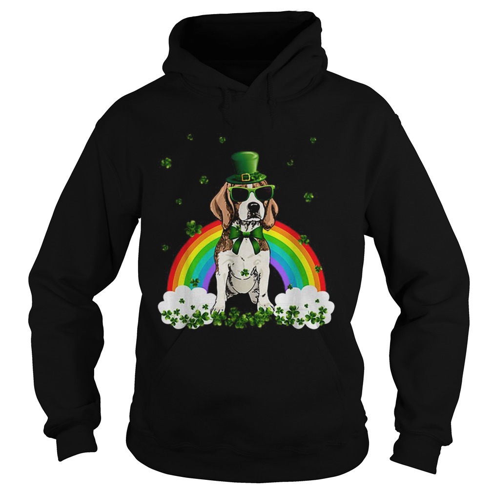 Beagle St Patricks Day Leprechaun Dog Lover Hoodie