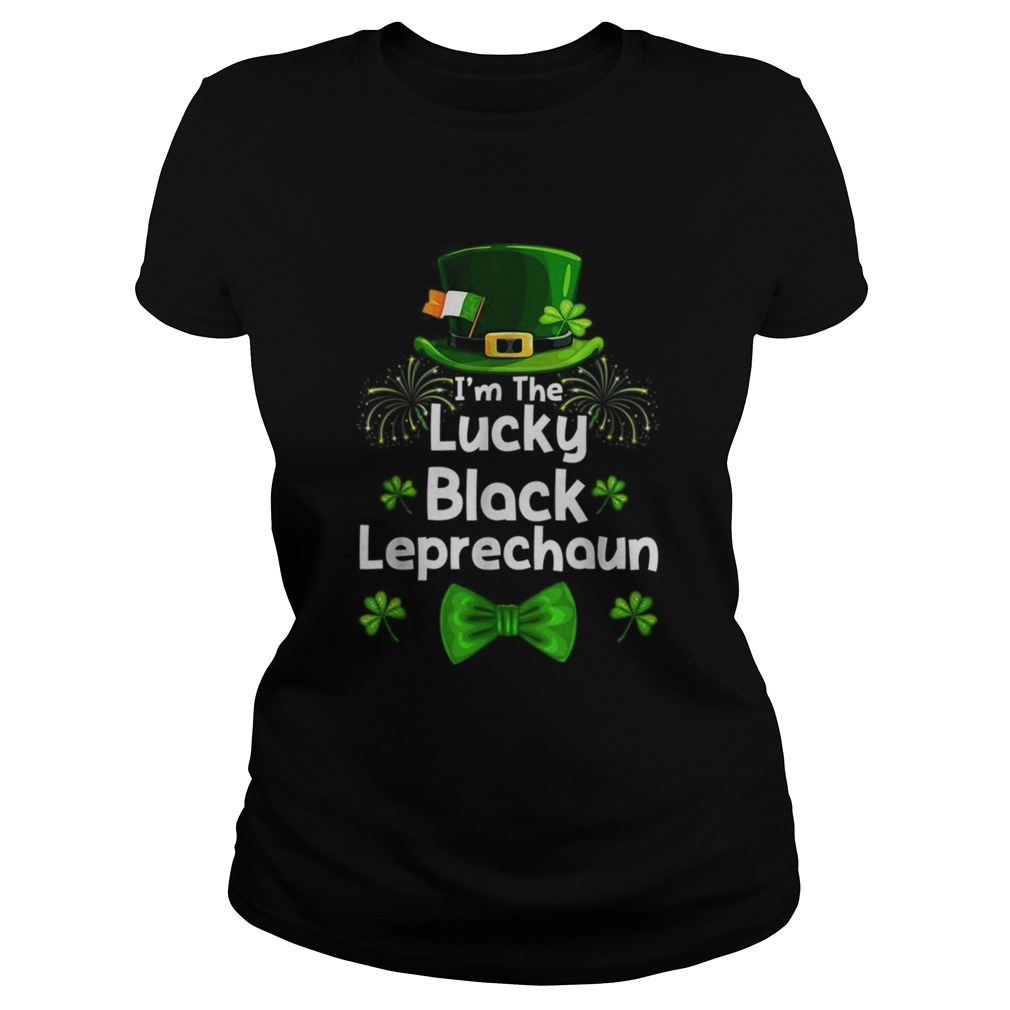 Black Leprechaun St Patricks Day African American Classic Ladies