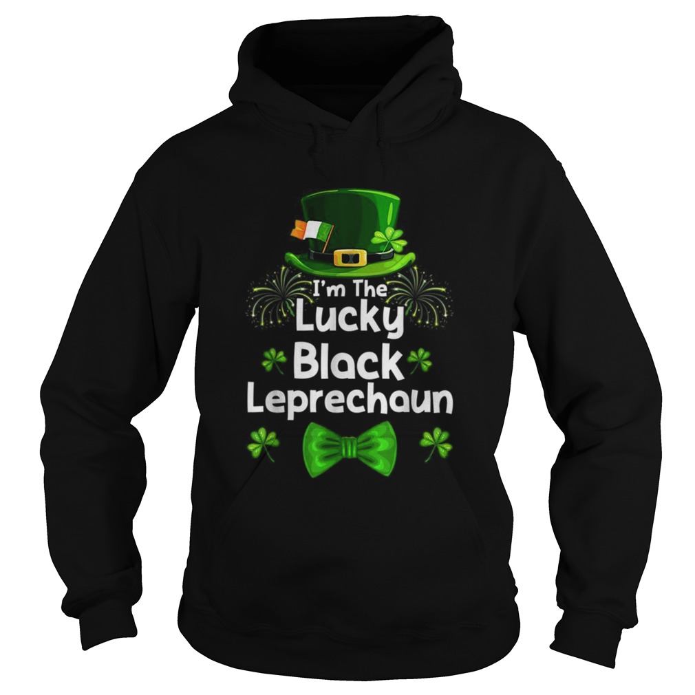 Black Leprechaun St Patricks Day African American Hoodie