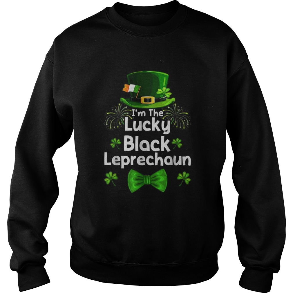 Black Leprechaun St Patricks Day African American Sweatshirt