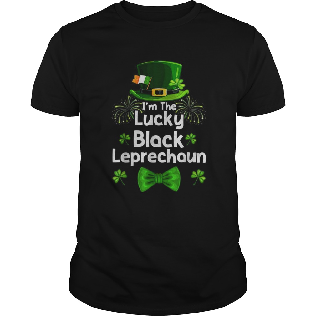 Black Leprechaun St Patricks Day African American shirt