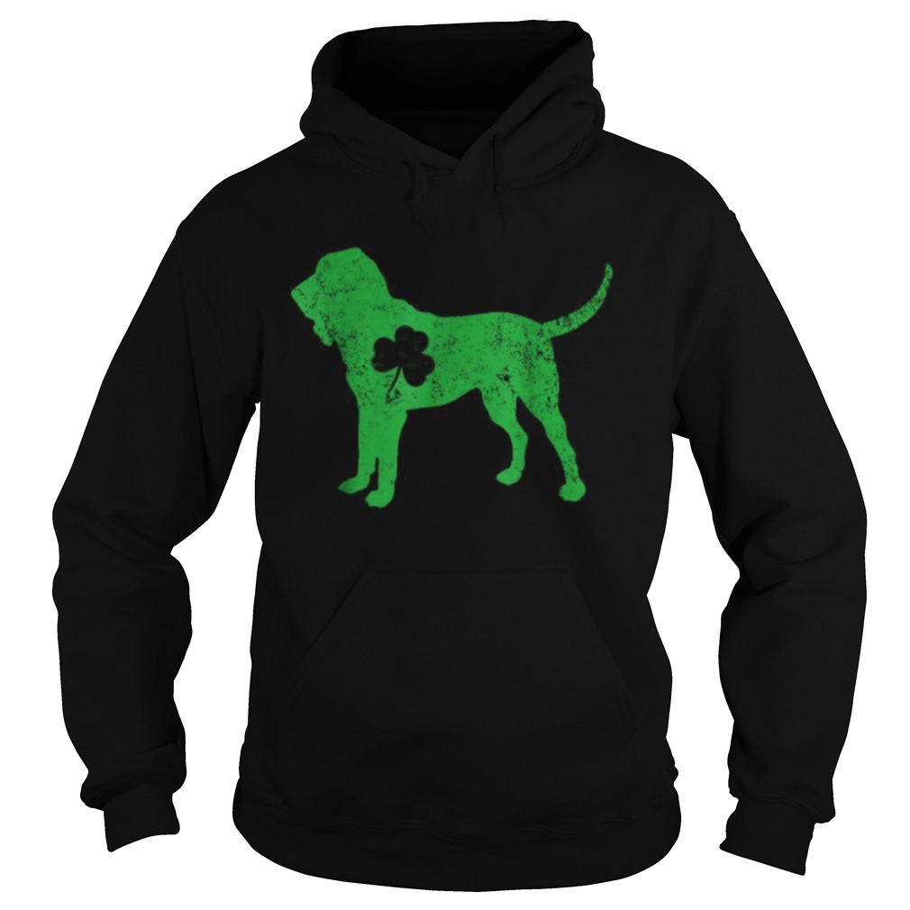 Bloodhound Irish Clover St Patrick Day Leprechaun Dog Hoodie