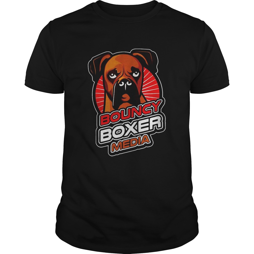 Boxer Dogs Bouncy Boxer Media shirt