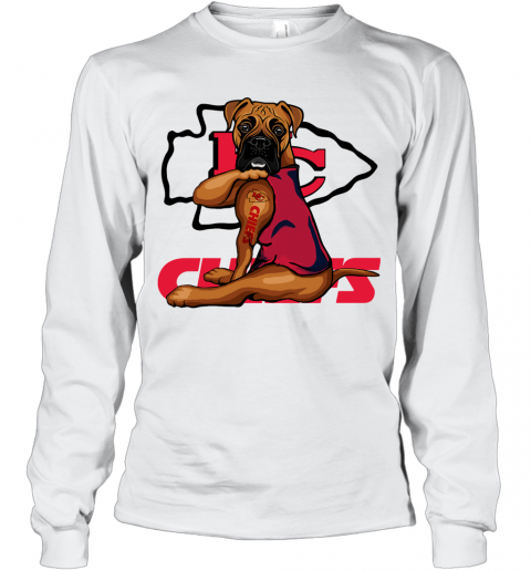 Boxer Tattoo Kansas City Chiefs T-Shirt Long Sleeved T-shirt 