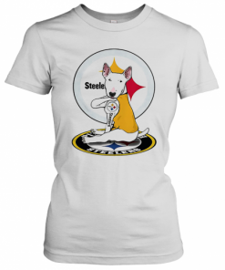 Bull Terrier Tattoo Pittsburgh Steelers Logo T-Shirt Classic Women's T-shirt