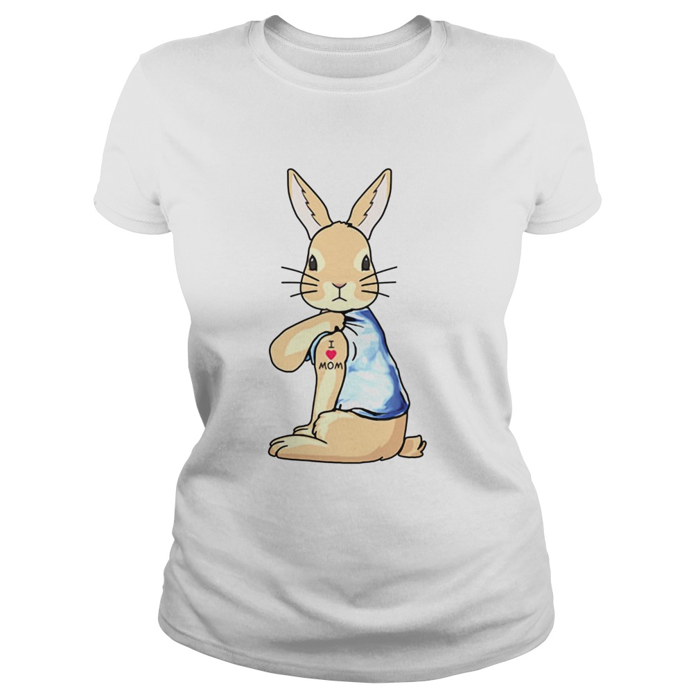 Bunny I Love Mom Tattoo Mothers Day Classic Ladies