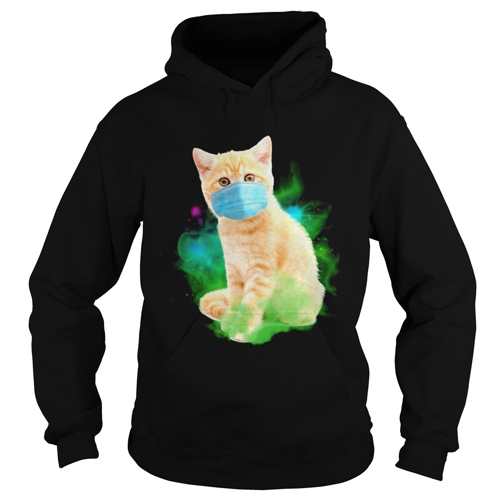 Cat Wear A Protective Mask Corona Virus Hoodie