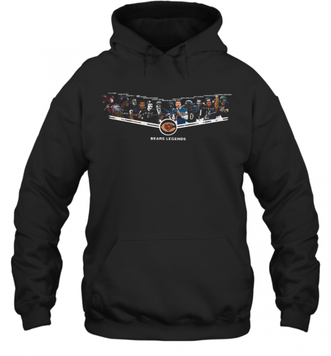 Chicago Bears Legends 6Id Luckman Doua Atkins Bulldog Turner Gale Sayers T-Shirt Unisex Hoodie