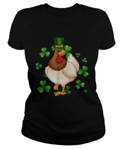 Chicken St Patricks Day Irish Chicken Lovers  Classic Ladies