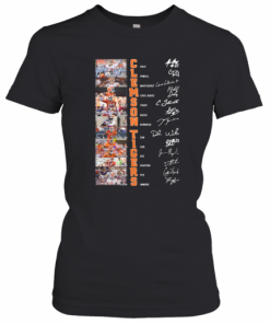 Clemson Tigers All Team Signatures T-Shirt Classic Women's T-shirt