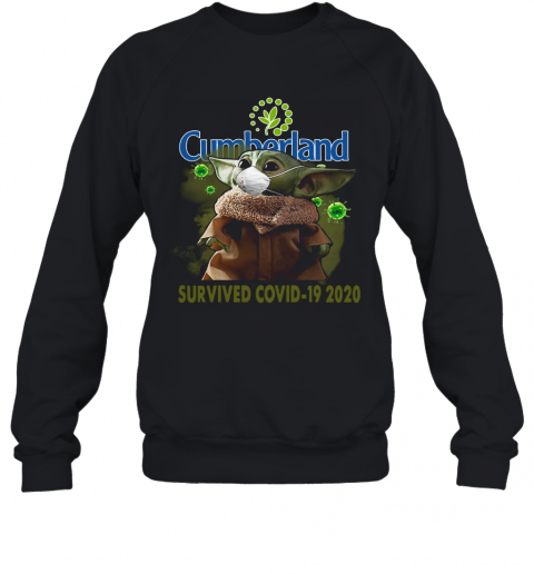 Cute Baby Yoda Cumberland Farms Survived Covid 19 2020 T-Shirt Unisex Sweatshirt