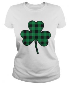 Cute Green Buffalo Plaid Shamrock St Patricks Day  Classic Ladies