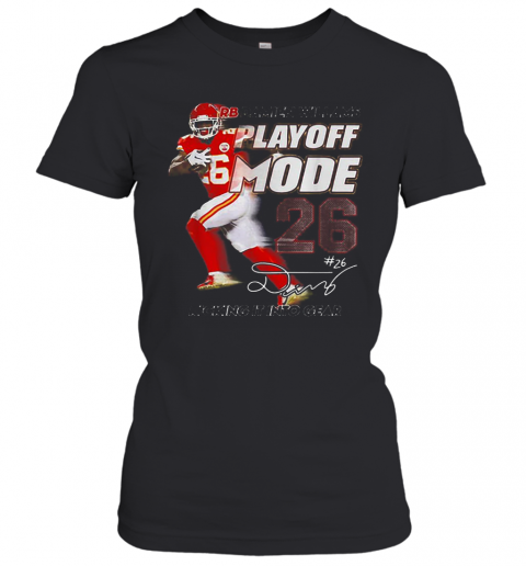 Damien Williams Playoff Mode 26 Kicking It Into Gear KC Chiefs T-Shirt Classic Women's T-shirt