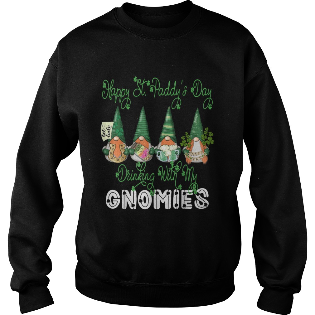 Day Drinking With My Gnomies Shamrock St Patricks Day Sweatshirt