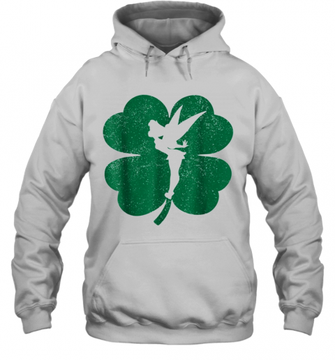 Disney Tinker Bell Green Shamrock St. Patrick'S Day T-Shirt Unisex Hoodie