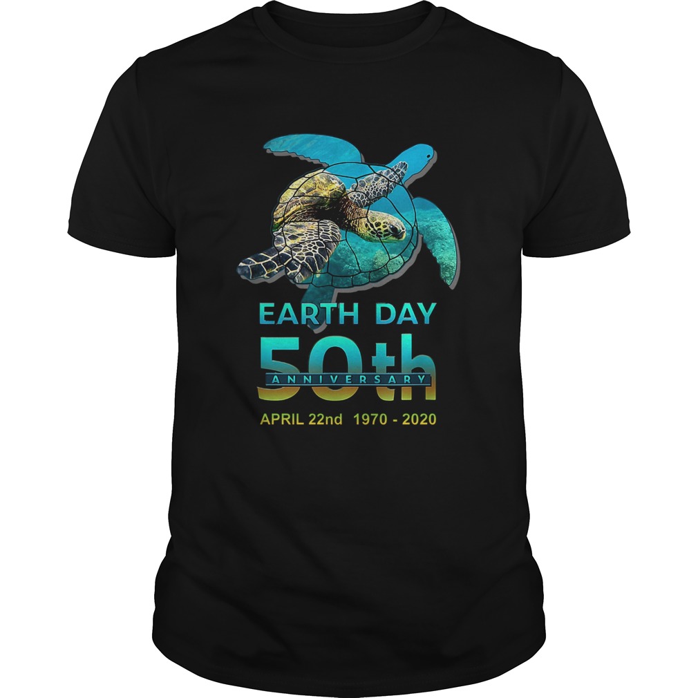 Earth Day 50th Anniversary April 22nd 1970 2020 Signatures shirt