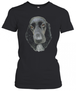 Fancy Cocker Spaniel Dog Drawing T-Shirt Classic Women's T-shirt