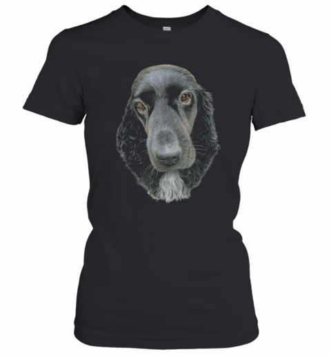 Fancy Cocker Spaniel Dog Drawing T-Shirt Classic Women's T-shirt