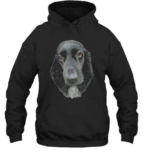 Fancy Cocker Spaniel Dog Drawing T-Shirt Unisex Hoodie