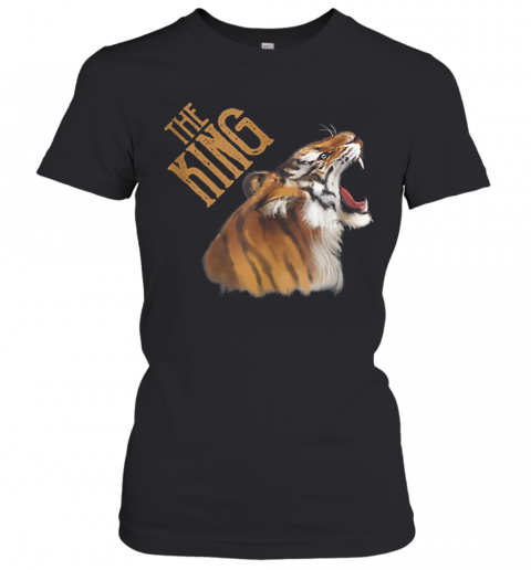 Fantastic Tiger Wild King Exotic Powerful Animal Vintage Art T-Shirt Classic Women's T-shirt