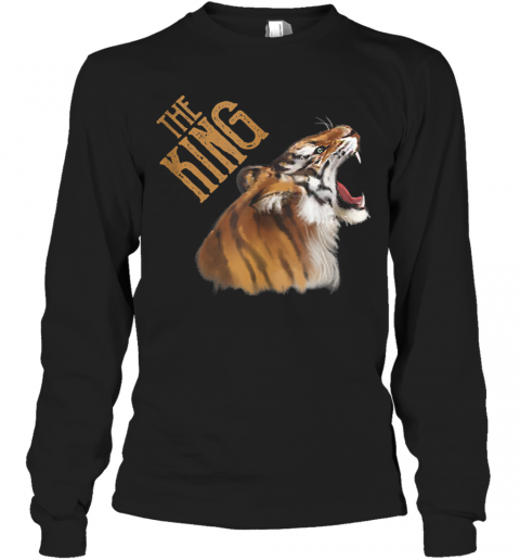 Fantastic Tiger Wild King Exotic Powerful Animal Vintage Art T-Shirt Long Sleeved T-shirt 