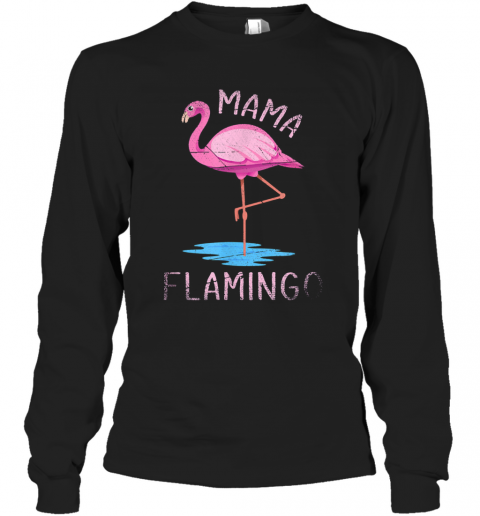 Flamingo Pet Mom T-Shirt Long Sleeved T-shirt 