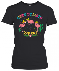 Flamingo Squad Cinco De Mayo Sombrero Mexican T-Shirt Classic Women's T-shirt