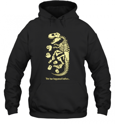 Flu Virus Quarantine Dinosaur Toilet Paper Fossil T-Shirt Unisex Hoodie