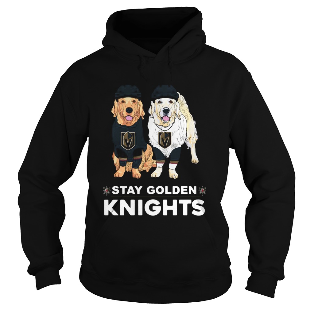 Golden Terrier Stay Golden Knights Hoodie