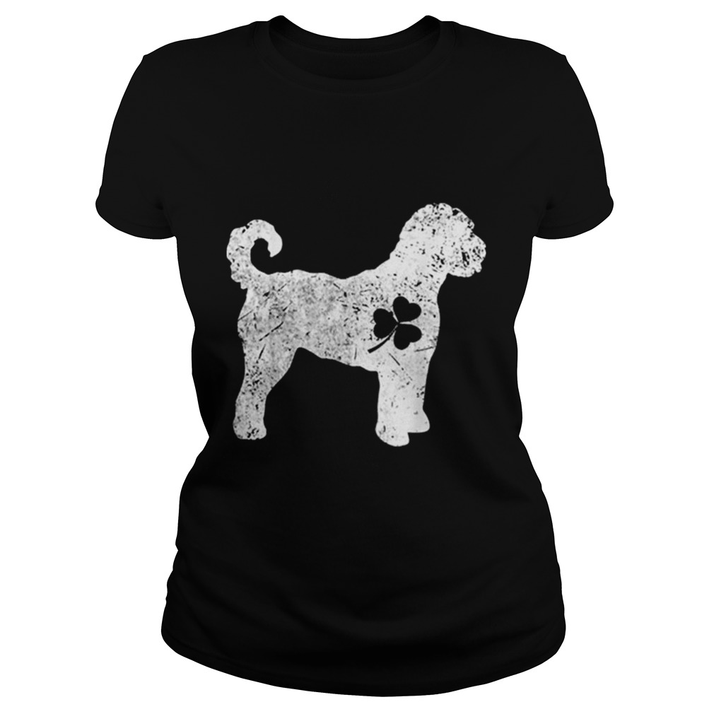 Goldendoodle Irish Clover St Patrick Day Dog Classic Ladies