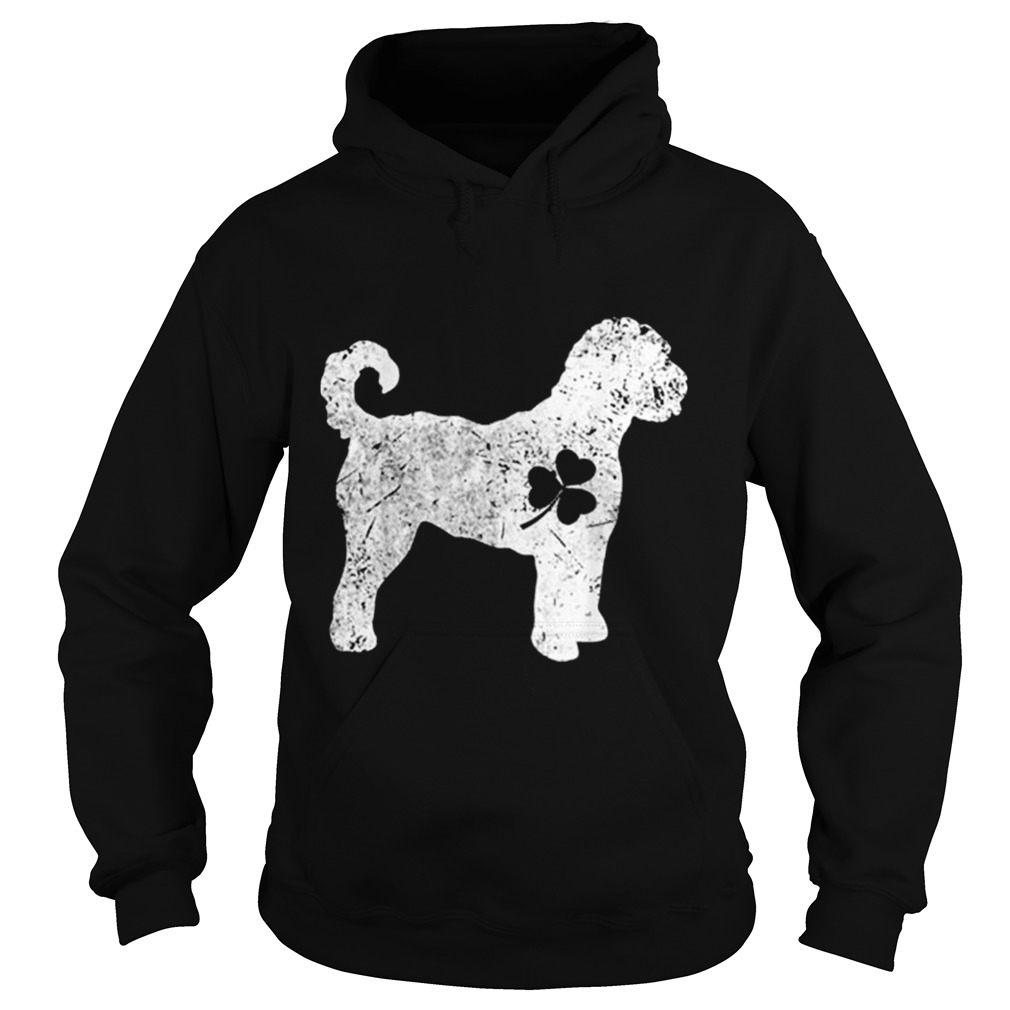 Goldendoodle Irish Clover St Patrick Day Dog Hoodie