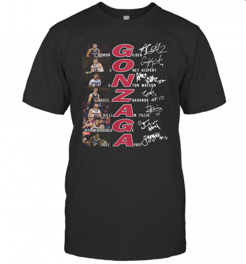 Gonzaga Basketball All Team Signature T-Shirt