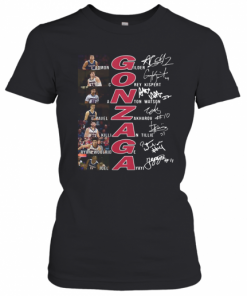 Gonzaga Basketball All Team Signature T-Shirt Classic Women's T-shirt