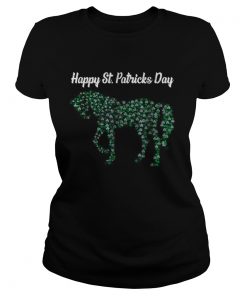 Great Horse Shamrock Horse Riding Lover St Patricks Day  Classic Ladies