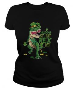 Happy St Pat Trex Day St Patricks Day Dinosaur Gift Kids  Classic Ladies