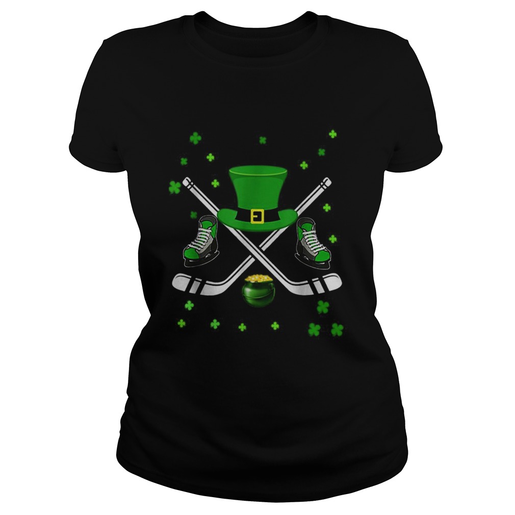 Hockey Hat Leprechaun St Patricks Day Boys Men Catcher Classic Ladies