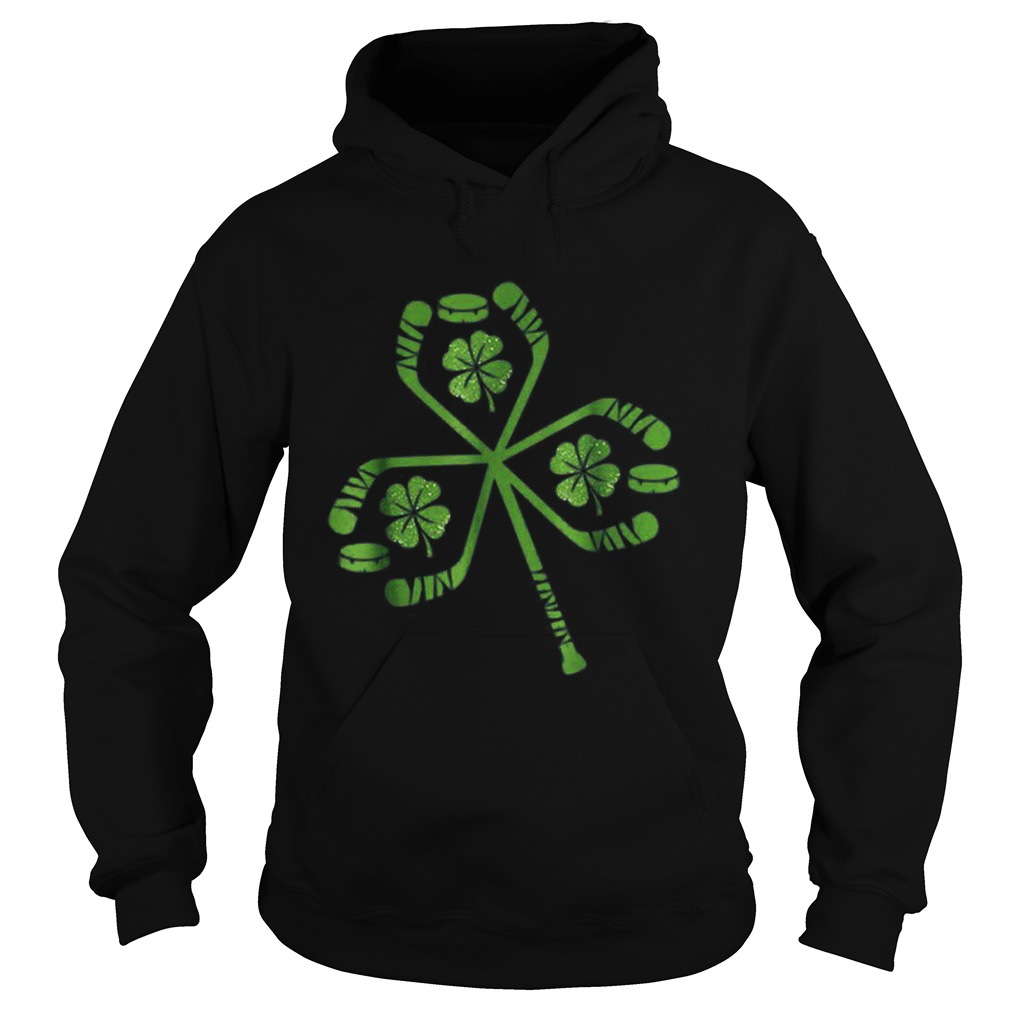 Hockey St Patrick Day Shamrock Hockey Irish Hoodie