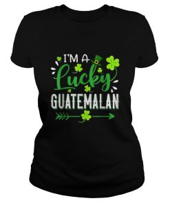 Im A Lucky Guatemalan Shamrock Top Hat St Patricks Day  Classic Ladies