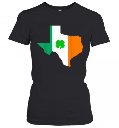 Irish Flag Texas State St Patrick'S Day T-Shirt Classic Women's T-shirt